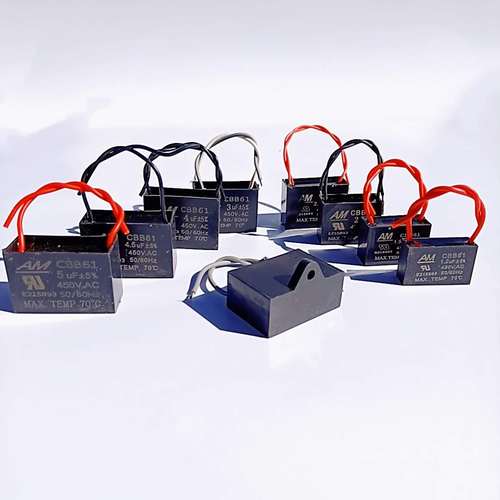 CBB61风机电容1-25VF450V双线插片电容器现货供应
