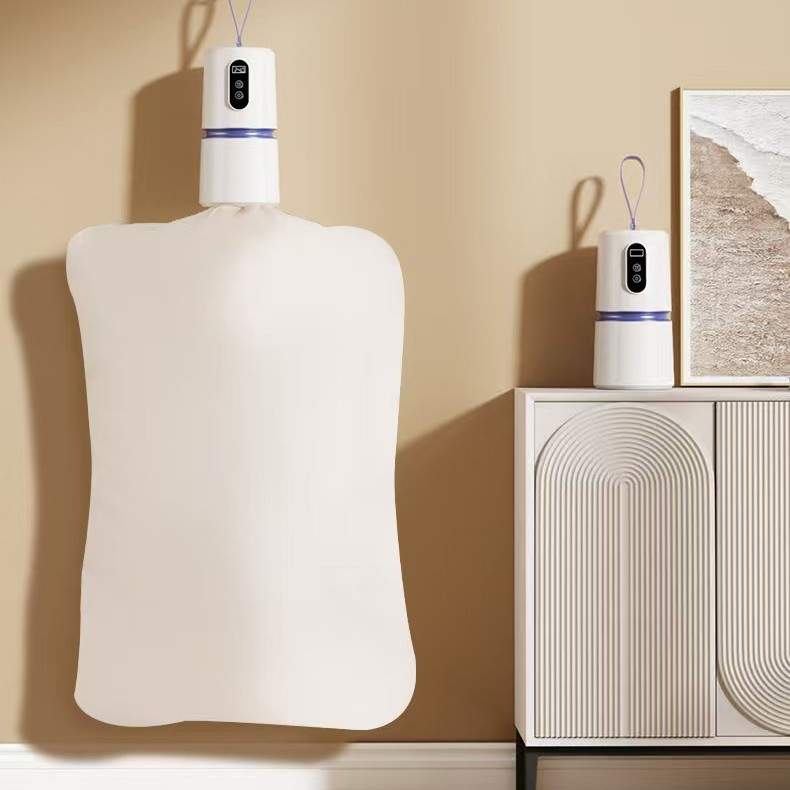 24亚马逊便携式mini烘干机家用小型干衣服神器旅行宿舍可折叠新款