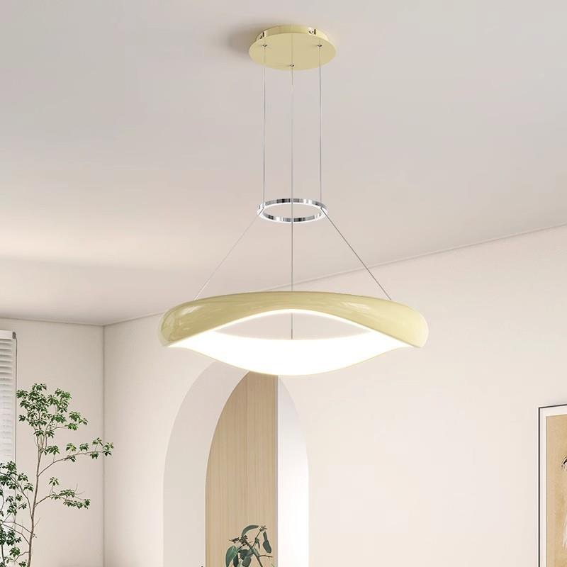 北欧奶油风吊灯轻奢现代简约客厅吧台餐厅全光谱氛围温馨护眼灯具