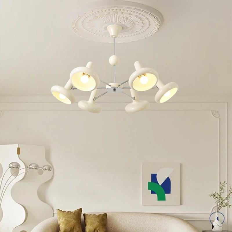 包豪斯客厅主灯中古奶油风创意主卧室吊灯设计师ins大气餐厅灯