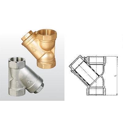 正品埃美柯8606不锈钢304Y型丝口过滤器高温排污阀DN152025专卖店