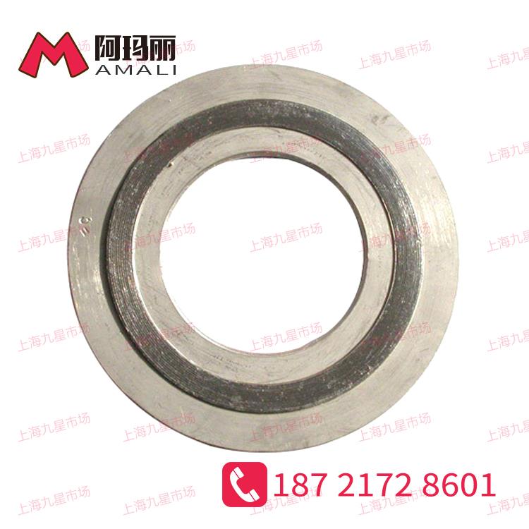 304不锈钢内外环金属石墨缠绕垫片法兰垫圈耐高温DN80 100 65 150图片