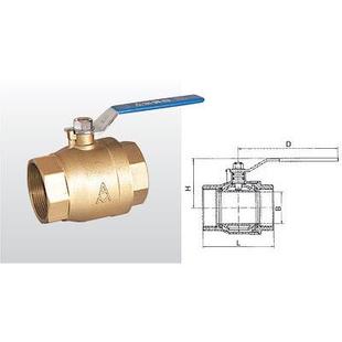埃美柯208黄铜加厚大流量球阀开关阀手柄DN32 正品 1.25寸专卖店