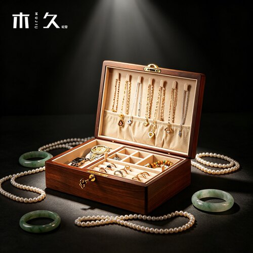 高档精致实木首饰盒丨手工制造