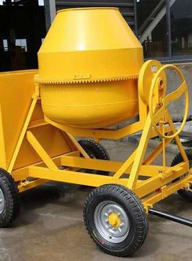 3混50型柴式油搅拌机 立滚筒RT-78升降两轮小型移动拌自动上料凝