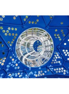 幼儿园户外不锈钢滑大型动75403力无游乐设梯小区游乐备园公园网