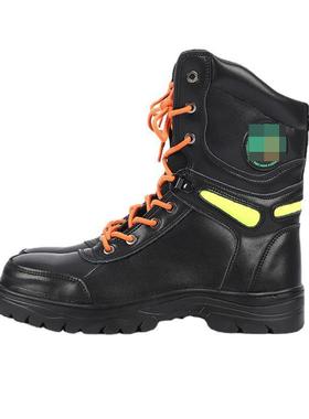 色中帮森林抢QLR险援靴消防灭火阻靴燃救山林草原扑黑火靴