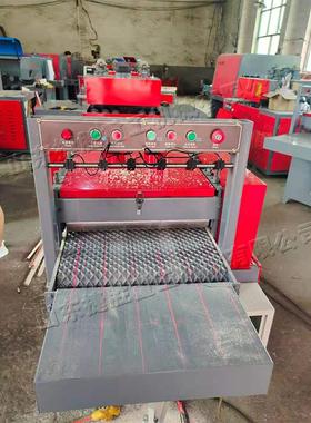 柜子板红外线清边片锯多 细式木工板条边锯 全自动js-75120履带修