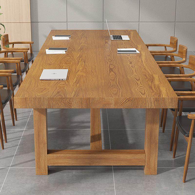 实木大条型会桌长桌简约OFK现代电洽脑办公桌会议议室多人谈桌椅,商业/办公家具,会议桌,淘宝优惠券,粉丝福利购,淘宝优惠卷