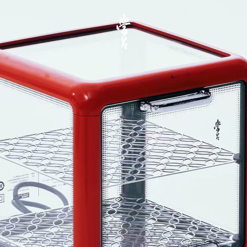 学古|悟烯·茶人石墨烯养护柜台式 茶具时尚高端消毒柜全透明设计