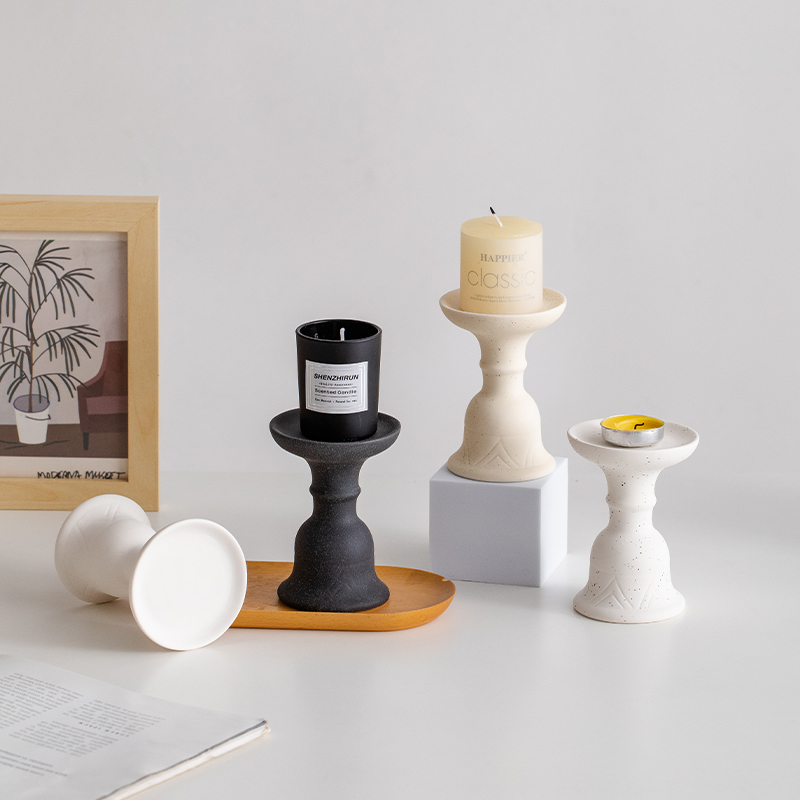 速发简约创意高照香薰陶瓷台家居氛桌浪漫餐围感拍脚道具装饰摆件