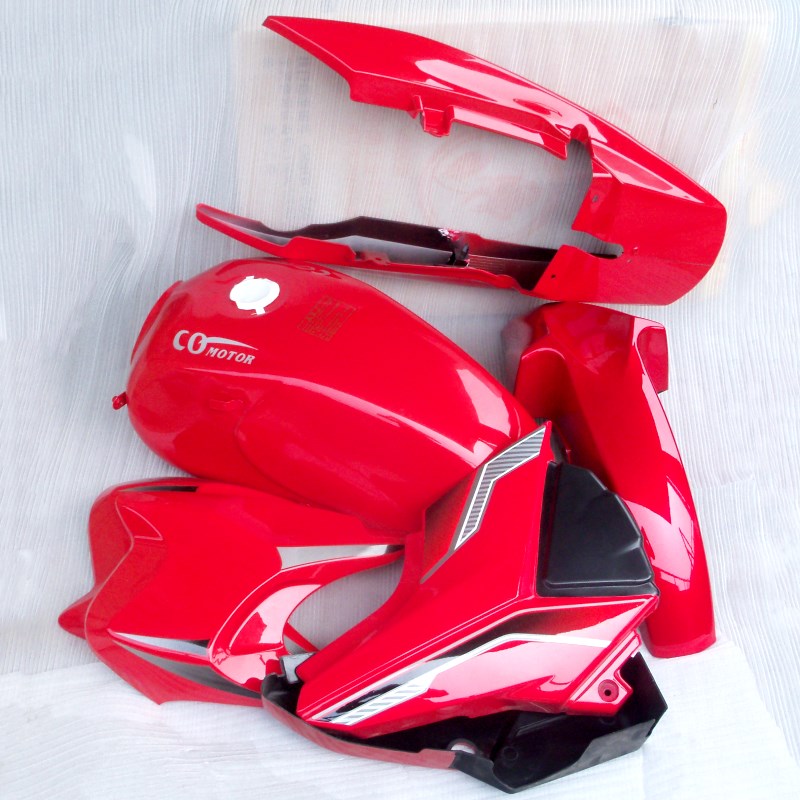 速发JYM125-B剑天K二代适用Y7R摩托车油箱护板侧盖尾群全车外壳