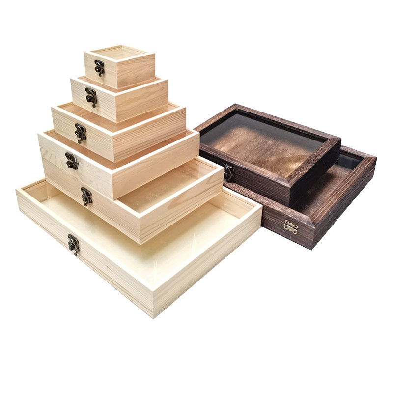 速发蝴蝶标本相框树叶植物制作试实昆虫盒收集册枫叶展示花框松木