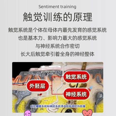 速发感统训练器材家用宝宝婴儿触觉刷抚儿按摩球玩童前庭失调脱敏