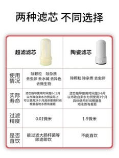 水龙化水锈钢净l不器家用直饮厨房过滤自来水净头器超滤膜接净