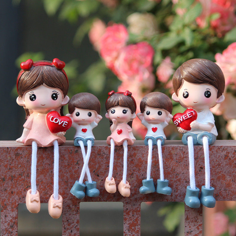 卧室客厅房间酒柜儿童房家装饰品摆设创意L吊脚娃娃家居小摆件四,家居饰品,装饰摆件,淘宝优惠券,粉丝福利购,淘宝优惠卷