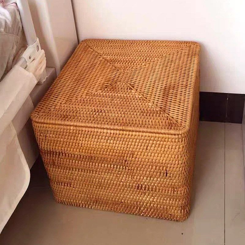 植物藤条手工编制箱独立盖收纳大藤箱放I茶具藏书古董储存箱子紧,收纳整理,收纳箱,淘宝优惠券,粉丝福利购,淘宝优惠卷
