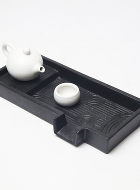 流水摆件DIY陶瓷出水q口造景创意搭配流水口风水轮循环鱼缸流水器