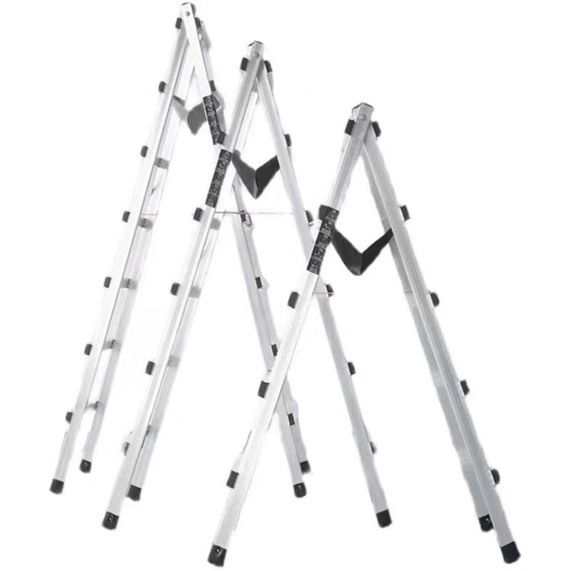 铝合金梯子可行h走人字梯加厚焊接工程梯木工移动装修家用折叠铝