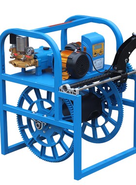 电动打药机高压农用新式48V60V72V全自动收放管农田X果园打药神器