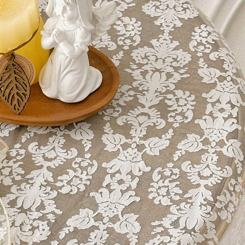 法式浪漫仙女风蕾丝o花边桌布复古欧式宫廷风茶几布床头柜盖巾装,居家布艺,桌布,淘宝优惠券,粉丝福利购,淘宝优惠卷