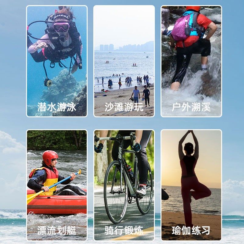 长筒硅胶袜c防水高弹力加长脚套防干裂高筒保湿袜高帮游泳沙滩袜