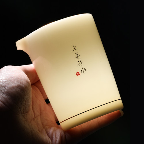 德化白瓷羊脂玉家用旅行功夫茶具套装便携K式陶瓷茶杯整套盖碗杯