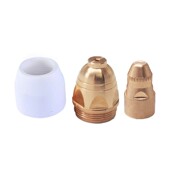 电浆p80割嘴可接触式 电极w喷嘴切割机枪割咀导电嘴保护套罩配件