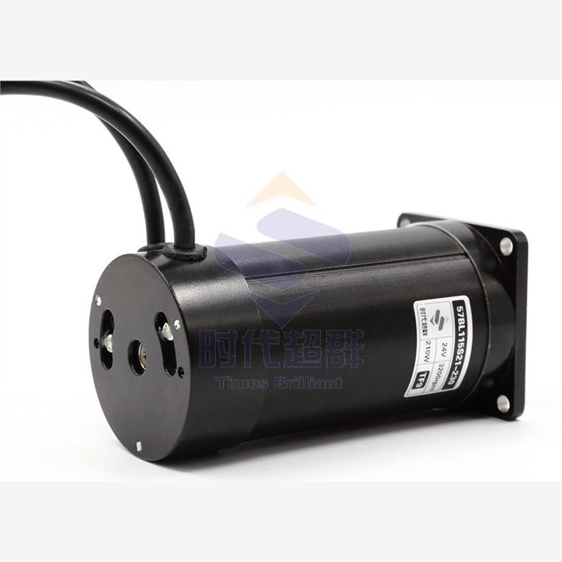 24V直流无刷电机0.7NM 210W 3000转高速无刷马达57BL115S21-230