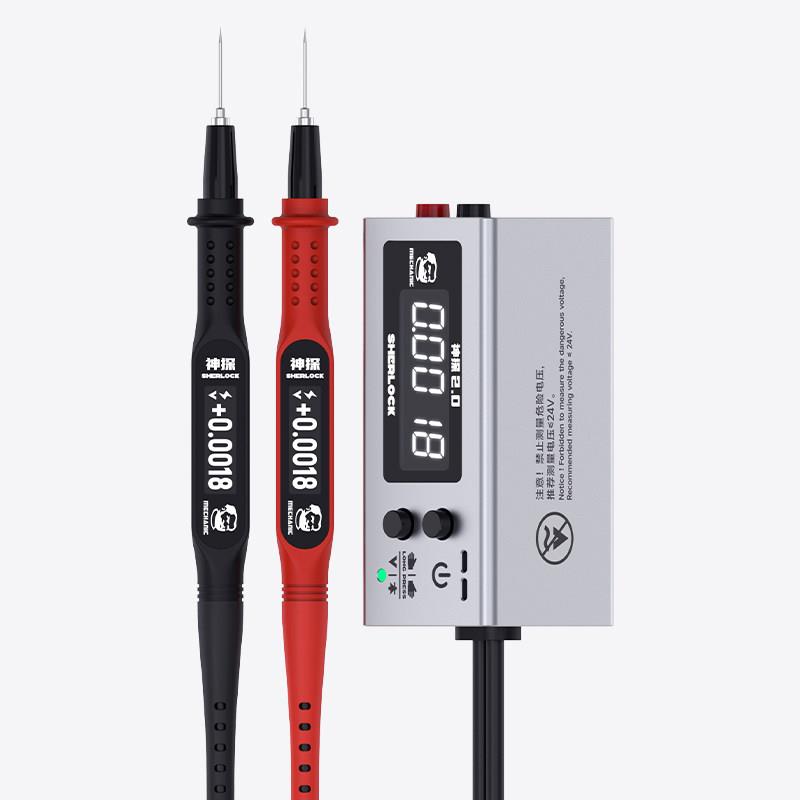 神探2.0智能万用电表笔带数显可测量电压 阻值 万用电表伴侣