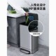 极速不锈钢垃圾桶大容量轻奢宾馆厨房家用脚踏式 客厅办公室带盖脚