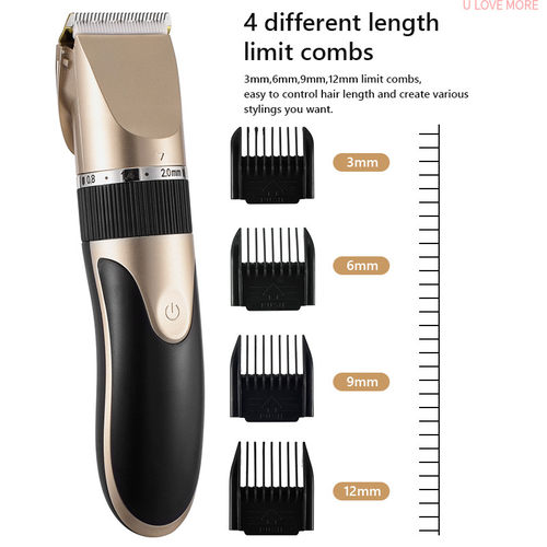 好货Professional Hair Clipper Mens Barber Beard Trimmer Rec