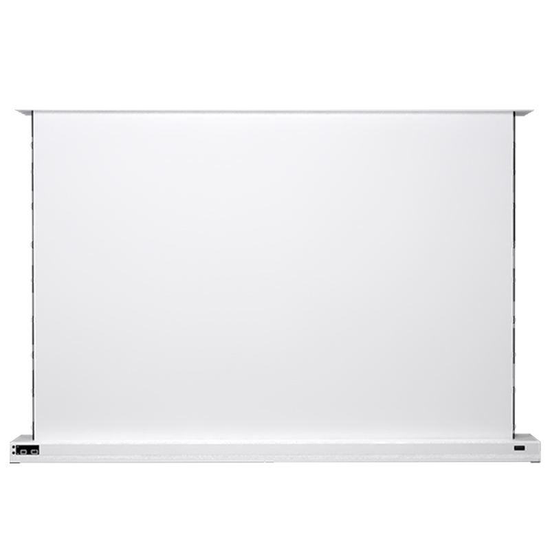 电动地升幕布家用100/120寸高清智能语音升降幕布当贝投影免打孔