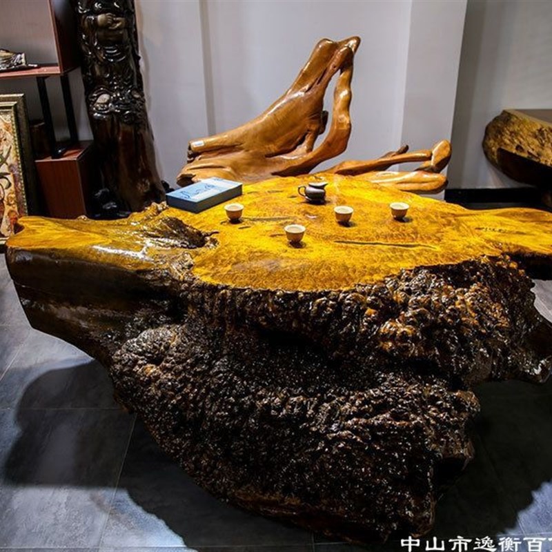 新疆西藏包邮金丝楠木大板茶桌实木茶台新中式阴沉原木家具花梨木