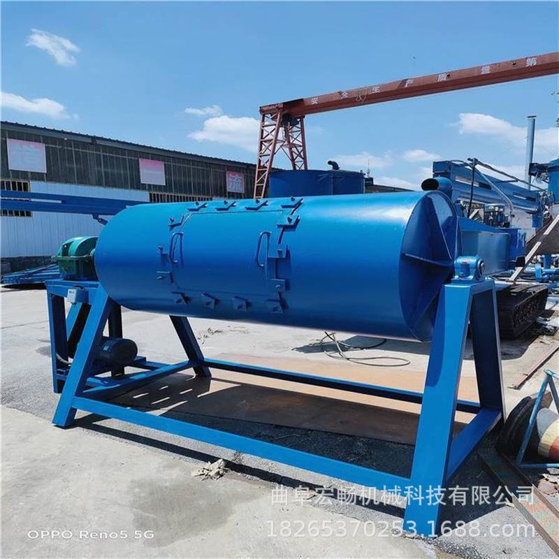 汽车配件六角滚筒翻新机 石料倒角批研磨抛光机 滚筒打磨除锈设备