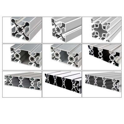 极速AOB02-H5050S 30系列槽宽8.2工业铝挤型材料欧标流水线AOB05-