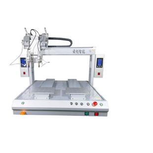 全自动双头双工位焊锡机PCB板焊锡焊线点焊拖焊效率