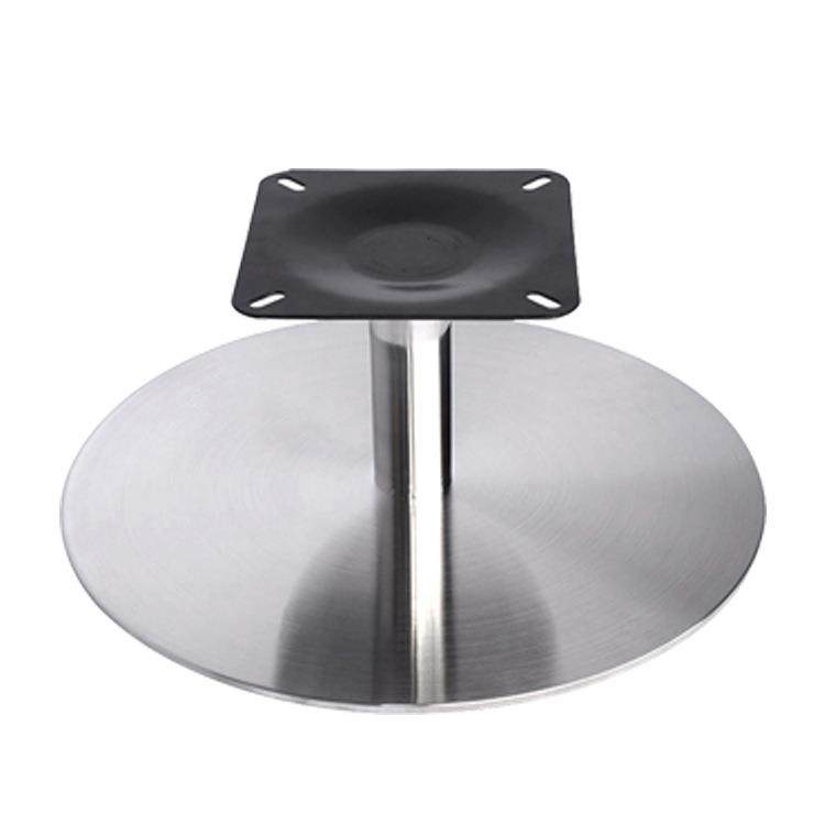 厂家休闲沙发椅底座简约家具五金配件圆形旋转椅不锈钢底座