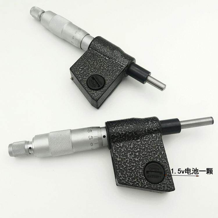上海数显测微头仪器0-25mm0.001电子微分头螺旋数显千分尺微分头