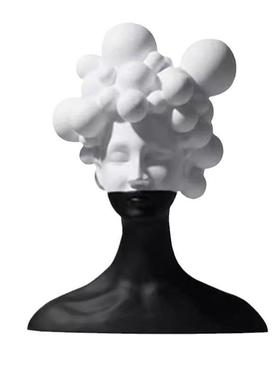 现代轻奢软装饰品售楼处样板间神秘女人物造型酒店艺术品雕塑摆件