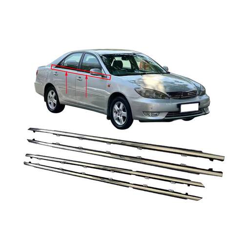适用于Camry凯美瑞2001-2005车窗饰条玻璃外压条挡水胶条