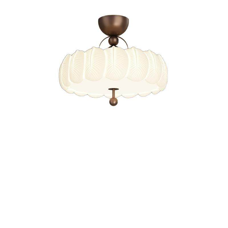 法式卧室吸顶灯中古奶油风主卧书房护眼吊灯高级感2025新款灯具