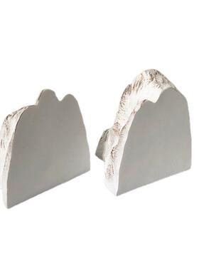 树脂工艺品新中式家居饰品摆件创意个性山峰书靠书挡书房装饰