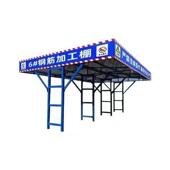 钢筋加工棚工地标准化防护棚建筑立杆组装 式 安全通道工地专用