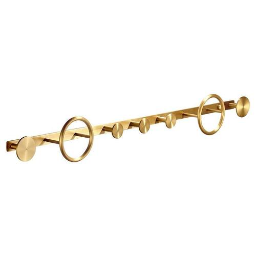 高级感实心全铜挂衣钩进门玄关衣服挂钩挂衣架壁挂墙上多层衣帽架