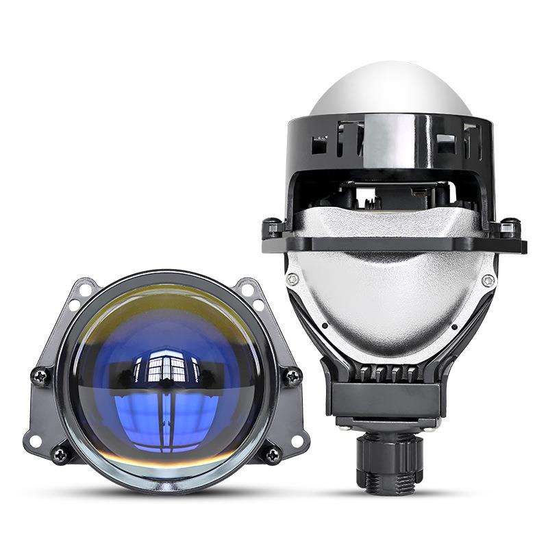 现货汽车大灯3寸双光透镜65W大功率车灯透镜大灯12V24V