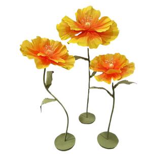 婚庆巨型纸花婚礼布手工纸艺花外户商置场橱窗陈美道具装饰巨型纸