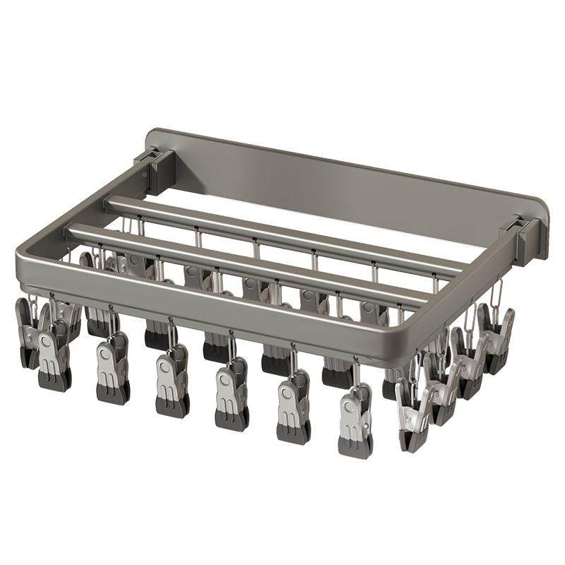 晾衣架多夹子叠挂晒袜子家壁用阳台防风内衣DL-Lyi15折内裤婴儿袜,收纳整理,多夹子晾衣架,淘宝优惠券,粉丝福利购,淘宝优惠卷