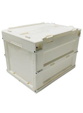 2叠8L折收周纳转箱带盖车载便携轻量户外野餐具家居杂TIF物周营转