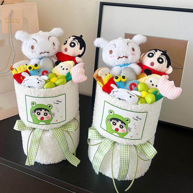 花送儿童万诞节蜡小新小白玩偶束女友闺蜜同学笔生圣日惊喜JLR礼,家居饰品,餐桌花艺,淘宝优惠券,粉丝福利购,淘宝优惠卷